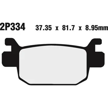 Brzdová destička NISSIN brzdové destičky 334ST
