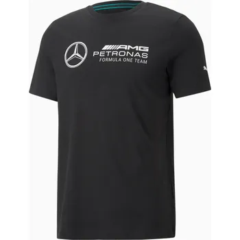 Pánské tričko MERCEDES triko PUMA Essentials Logo black - 3XL