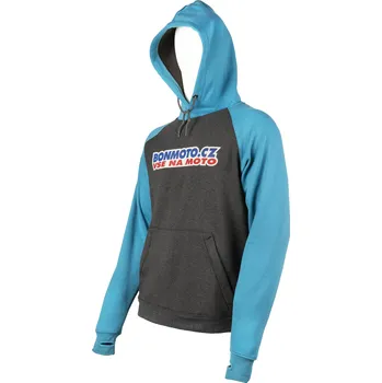 Pánská mikina BONMOTO mikina TEAM black/blue - XS