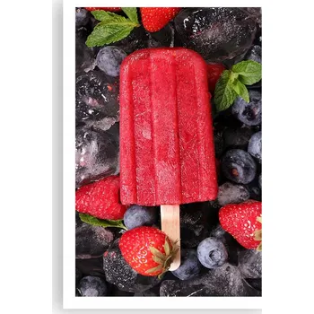 Obraz Obraz plakát do obýváku ložnice 61x91 zmrzlina foto plakáty na zeď bez rámu