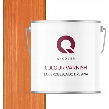 barva a nátěr na dřevo Lazurovací lak Q-COVER 5 l hnědý polomat