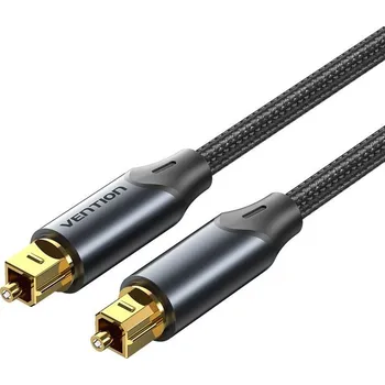 Audio kabel Audio kabel Vention Optical Fiber Toslink Audio Cable Aluminum Alloy Type 2M Black
