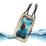 Pouzdro voděodolné FIXED Dry Case z hypalonu s certifikací IPX8 khaki