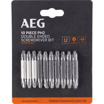 Bit Bity PH2 oboustranné 45mm Ballistic Series 10 Ks. AEG