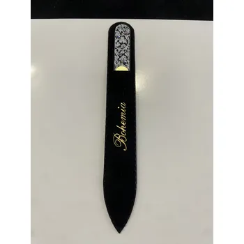 Bohemia Crystal Pilníček na nehty 130 mm barevný podklad s křišťály Swarovski Elements® Ornament