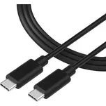 Kabel Tactical Smooth Thread USB-C/USB-C 1m černý