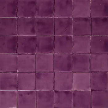 Dlažba Čtvercová dlaždice Cerames 10,5 x 10,5 cm, odstíny fialové