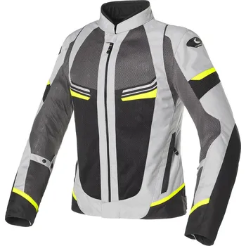 Moto bunda CLOVER bunda AIRJET-5 yellow/grey/black - 2XL