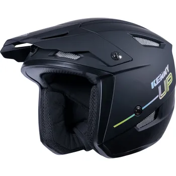 Helma na motorku KENNY přilba TRIAL UP 23 black/holographic matt - M