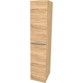 Mereo Mailo, koupelnová skříňka vysoká 170 cm, chrom madlo, Multidecor, Jasan horský - CN594LPJASH