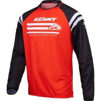 cyklistický dres KENNY dres TRACK RAW 21 red - S