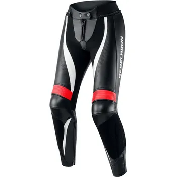 Moto kalhoty REBELHORN kalhoty REBEL dámské black/fluo red/white - 38