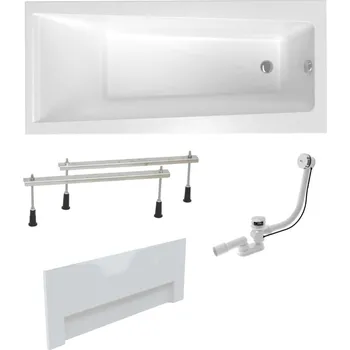 Obdélníková vana Laguna Idea Plus 160x75 cm akrylát levá i pravá SIKOID1600ANPC - SIKOID1600ANPC