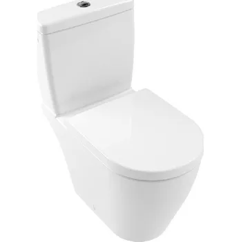 Klozet Villeroy & Boch WC kombi mísa, DirectFlush, CeramicPlus, alpská bílá - 5644R0R1