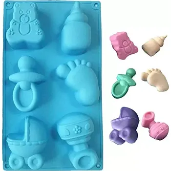 Mýdlo Silikonová forma na mýdlo - 6x Novorozeňátko