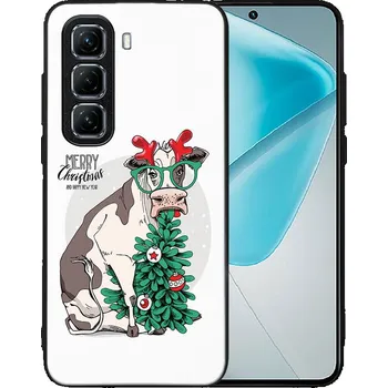 Vánoční dekorace VSECHNONAMOBIL 110596 MY ART Kryt s vánočním designem Infinix Hot 50 5G MERRY CHRISTMAS (074)