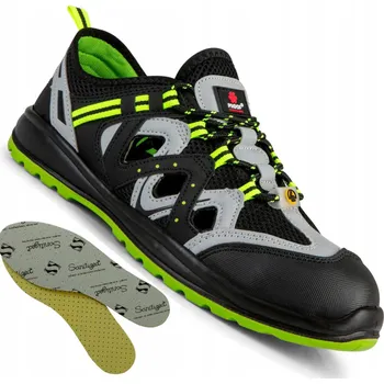 Pracovní obuv PRACOVNÍ OCHRANNÉ PÁNSKÉ SANDÁLY ESD S1P, VELIKOST 48