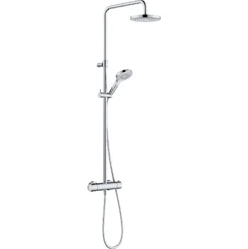 Sprchový set Kludi Sprchový set s termostatem, průměr 20 cm, 3 proudy, chrom - 6907905-00