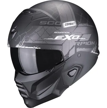 Helma na motorku SCORPION přilba EXO-COMBAT II Xenon matt black/white - 2XL