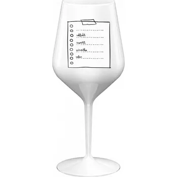 Sklenice Personalizovaná nerozbitná sklenice 470 ml - TO DO LIST