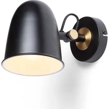 Nástěnné svítidlo DANNY nástěnná černá mosaz 230V LED E14 5W