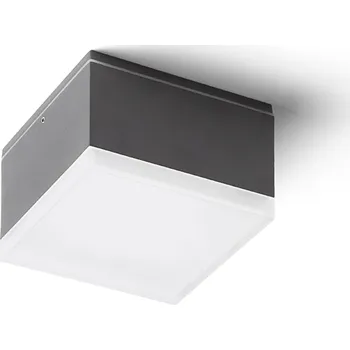 Venkovní osvětlení ORIN SQ stropní antracitová satinovaný akryl 230V LED 10W IP54 3000K