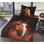 Apex 3D povlečení 140x200+70x90-Kůň