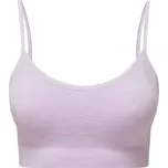 TriDri® Bezešvá sportovní podprsenka 3D Fit - Fialový melír | XS