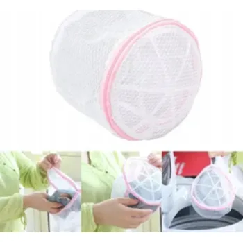 SÍŤKA Koš na PRANÍ Prádla Sáček na PODPRSENKY Ponožky BÍLÝ