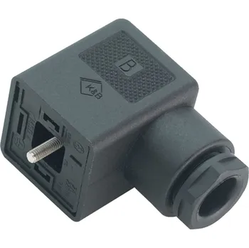 Elektrický konektor Binder 43 1728 122 04 Samice napájecího konektoru, Kontakty: Nestíněný, zalitý na kabelu, IP69K, PUR, černý