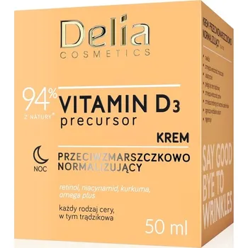 Pleťový krém DELIA Precursor Vitamin D3 - noční krém, 50 ml