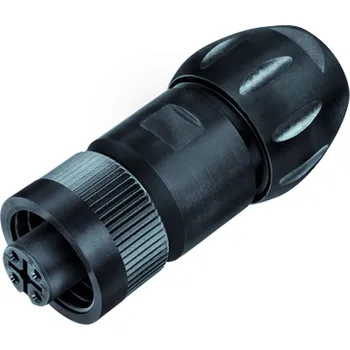 Elektrická zásuvka Binder 99 4218 300 07 RD24 Zásuvka kabelového konektoru, kontakty: 6+PE, 7,0-17,0 mm, nestíněný, šroubovací svorka, IP67, UL, ESTI+, VDE, Vario