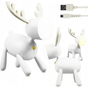 Lampička Noční lampa MARY S bílá