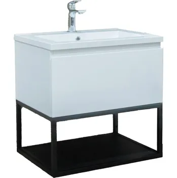 Koupelnový nábytek Koupelnová skříňka s umyvadlem SAT B-Way bílá lesk BWAY60WU - BWAY60WU