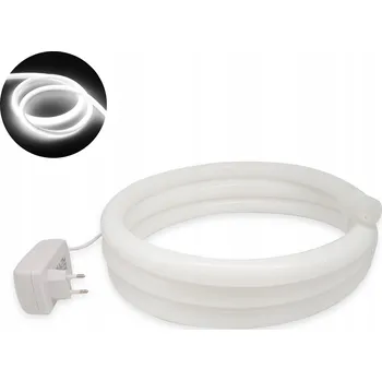 LED osvětlení Neon LED Flex silikonový světelný had bílý studený s napájecím zdrojem 1 m