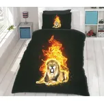 Aaram 3D povlečení 140x200+70x90-plamenný lev