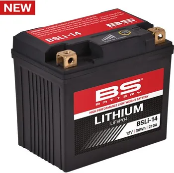 Motobaterie BS-BATTERY lithiová motocyklová baterie BSLi-14