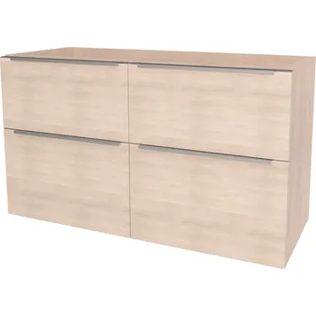 Kotel Mereo Mailo, koupelnová skříňka 121 cm, chrom madlo, Multidecor, Dub Patinovaný - CN593SDUP1