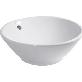 Umyvadlo Duravit Umyvadlo na desku, průměr 42 cm, s přepadem, bílá - 0325420000