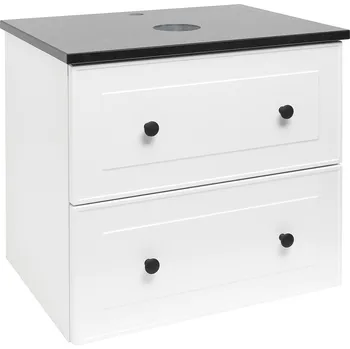 Koupelnový nábytek Koupelnová skříňka s umyvadlem Naturel Forli 60x53x46 cm bílá lesk FORLI60BIZ - FORLI60BIZ