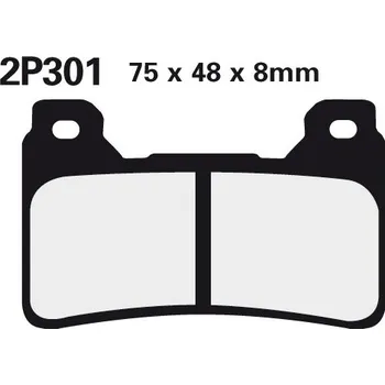 Brzdová destička NISSIN brzdové destičky 301ST