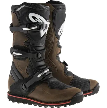 Moto obuv ALPINESTARS boty TECH-T brown - 39/6