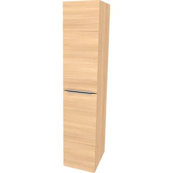 Mereo Mailo, koupelnová skříňka vysoká 170 cm, chrom madlo, Multidecor, Dub Sand Barbera - CN594LPDSB1
