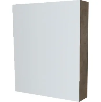 Koupelnový nábytek Mereo Koupelnová skříňka zrcadlová 60 cm, galerka, 1x dvířka levá, Multidecor, Beton Chicago tm šedý - CN798G61BCS2
