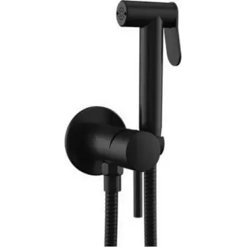 Vodovodní baterie Paffoni Set pákové baterie pod omítku s bidetovou sprškou, matná černá - ZDUP110NO