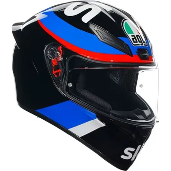 Helma na motorku AGV přilba K-1 S VR46 Sky racing team black/red - XL