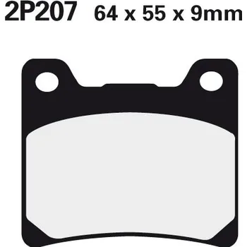 Brzdová destička NISSIN brzdové destičky 207NS