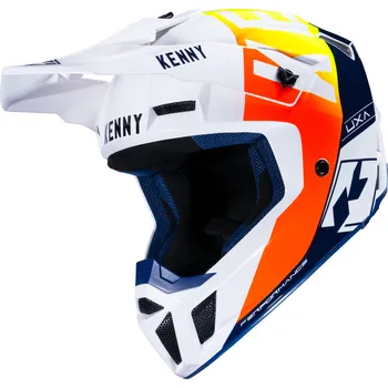 Helma na motorku KENNY přilba PERFORMANCE 23 white/navy/red - S