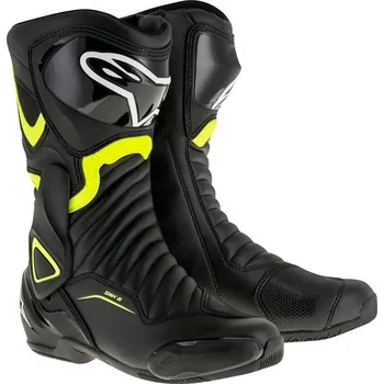 Moto obuv ALPINESTARS boty SMX-6 v2 black/yellow fluo - 49