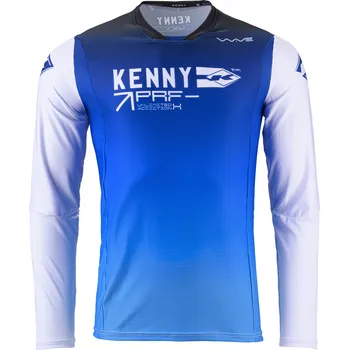cyklistický dres KENNY dres PERFORMANCE 24 wave blue - S